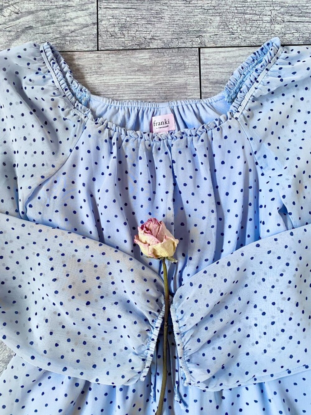 Franki Long Sleeve Polka Dot Dress